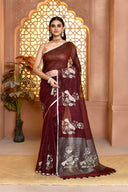 Urban Grace Linen Saree For Semi Formal Wear