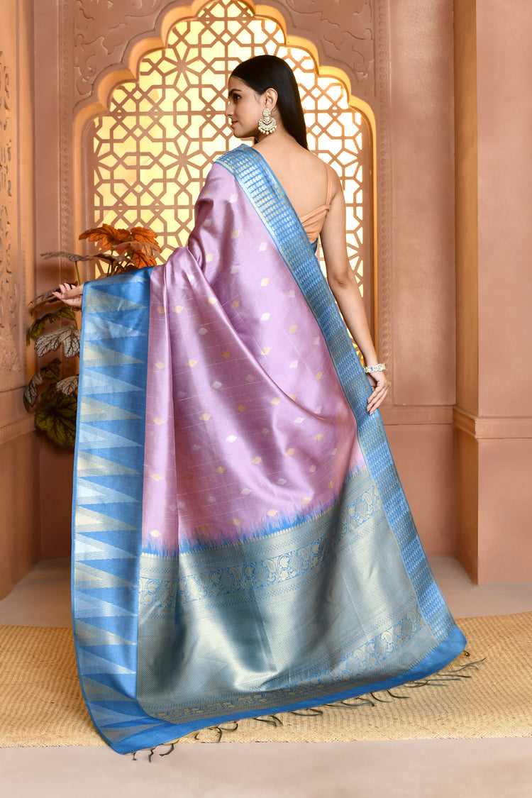 Softsilk Templebhutta Silk Saree For Semi Formal Wear