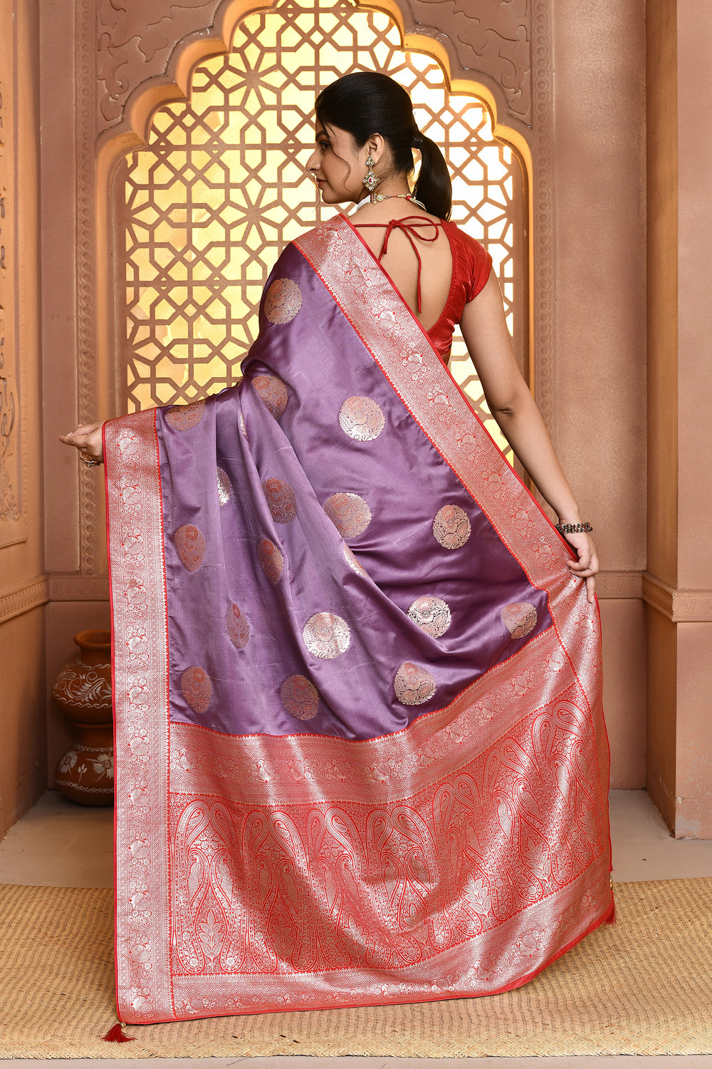 Softsilk Beachglow Saree For Festive Wear