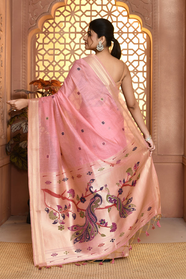 Jamdhani Muniya Cotton Saree For Semi Formal Wear