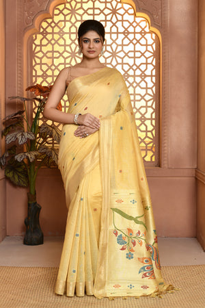 Jamdhani Muniya Cotton Saree For Semi Formal Wear