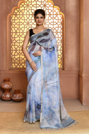 Tissue Glow Zari Tissue Saree For Semi Formal Wear