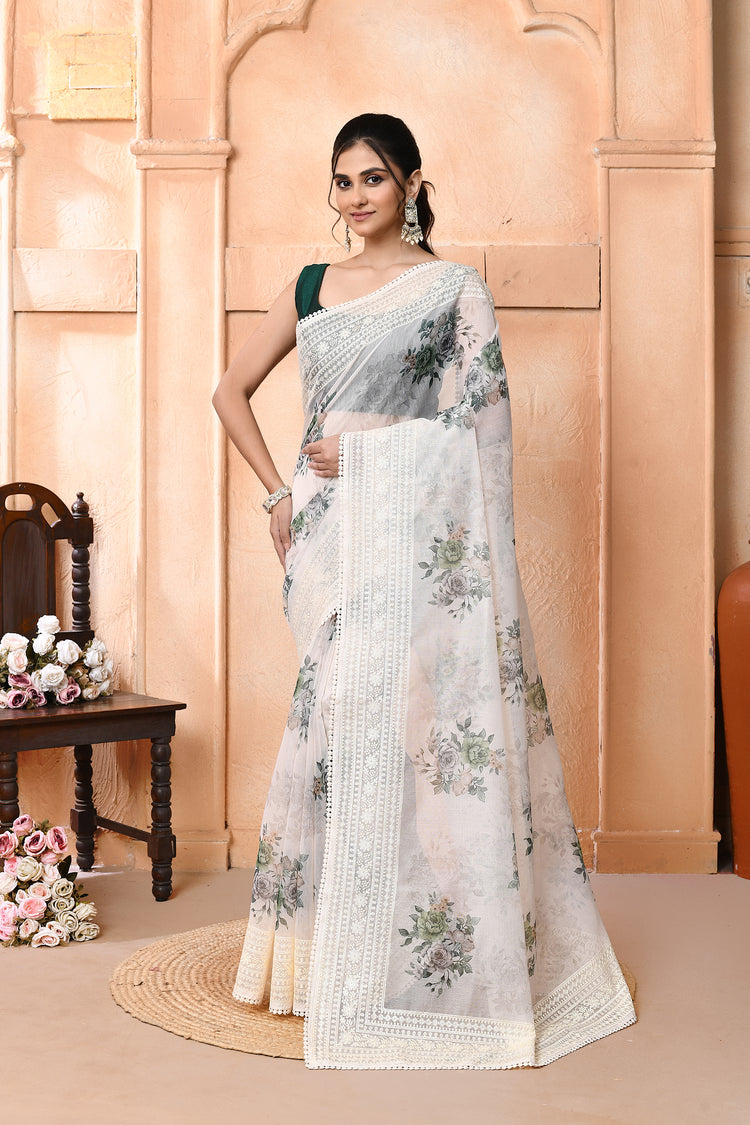Supernet Loomresham Cotton Saree For Festive Wear