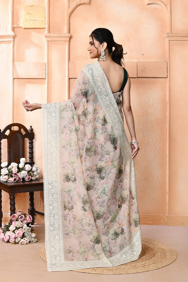 Supernet Grace Cotton Saree For Festive Wear