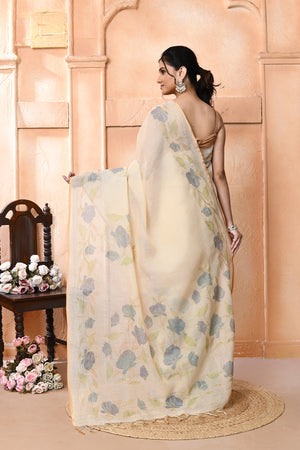 Linen Aarigrace Saree For Festive Wear