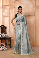 Necklacebloom Supernet Cotton Saree For Festive Wear