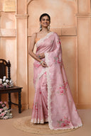 Necklacebloom Supernet Cotton Saree For Festive Wear