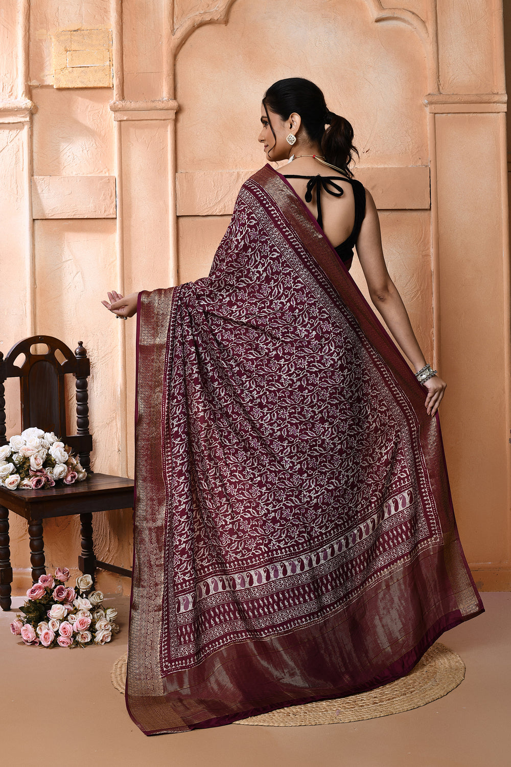Zariedge Soft Silk Saree For Daily Wear