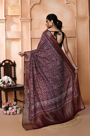 Zariedge Soft Silk Saree For Daily Wear
