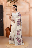 Minimalloom Linen Saree For Daily Wear