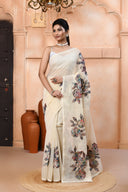Minimalloom Linen Saree For Daily Wear