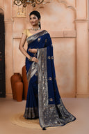 Edge Soft Silk Saree For Festive Wear