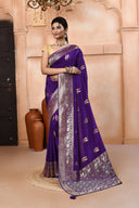 Edge Soft Silk Saree For Festive Wear