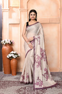Linen Badlaknot Elegance Saree For Daily Wear