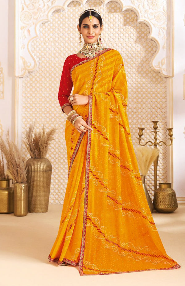 RasaBandh Georgette Saree For Festive Wear