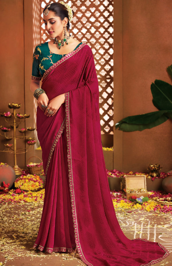 Calmweave Georgette Saree For Daily Wear