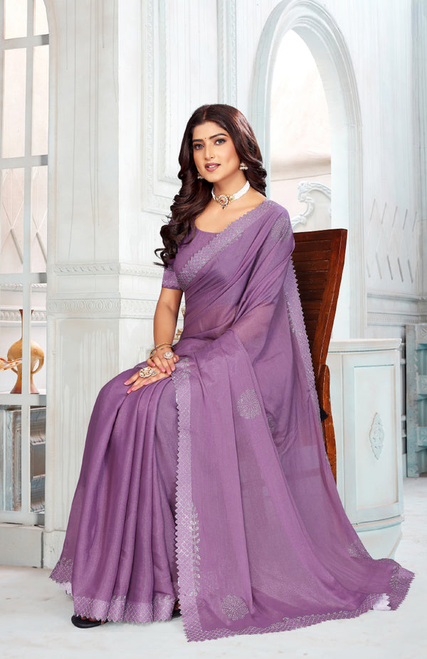 Aureya Georgette Saree For Semi Formal Wear