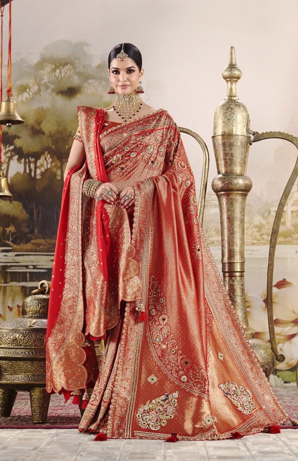 Navlakha Royale Art Silk Saree For Festive Wear