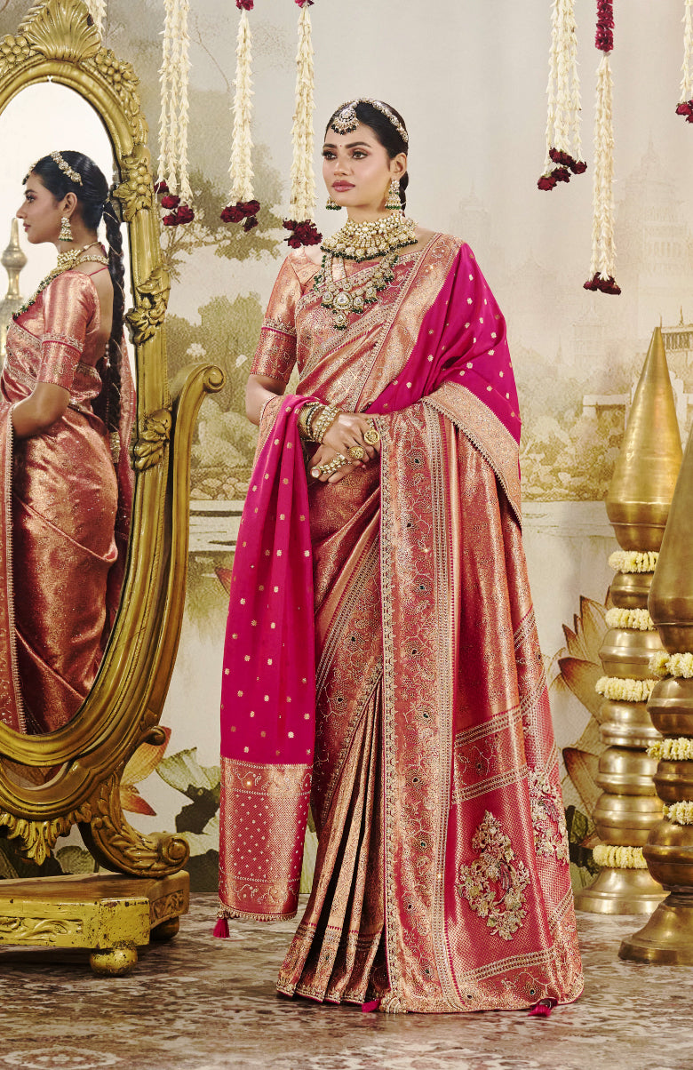 Navlakha Majesty Art Silk Saree For Festive Wear