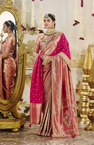 Navlakha Majesty Art Silk Saree For Festive Wear