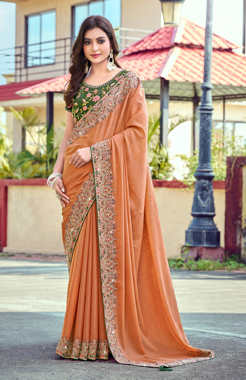 Alankar Georgette Saree For Wedding Wear
