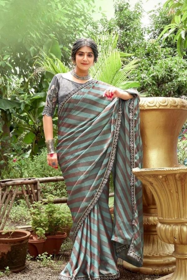 Desert Waves Silk Saree For Daily Wear
