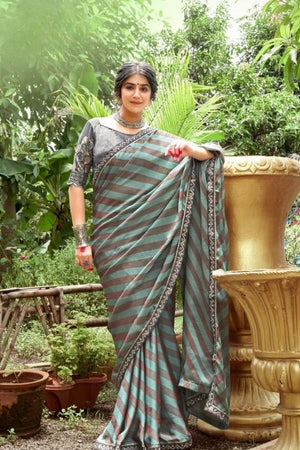 Desert Waves Silk Saree For Daily Wear