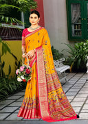 Trevina Crepe Saree For Daily Wear