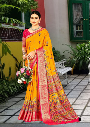 Trevina Crepe Saree For Daily Wear