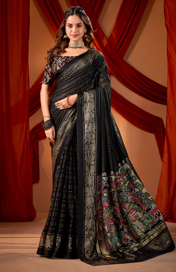 Roohi Brasso Saree For Semi Formal Wear