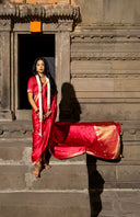 Regal Radiance Silk Cotton Saree for Wedding Wear