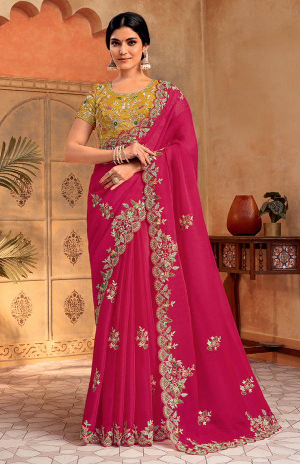 Vritti Organza Saree For Festive Wear