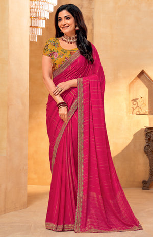 Siya Georgette Saree For Wedding Wear