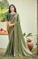 Tasvira Satin Saree for Festive Wear