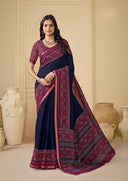 Suhana Weave Silk Cotton Saree For Daily Wear