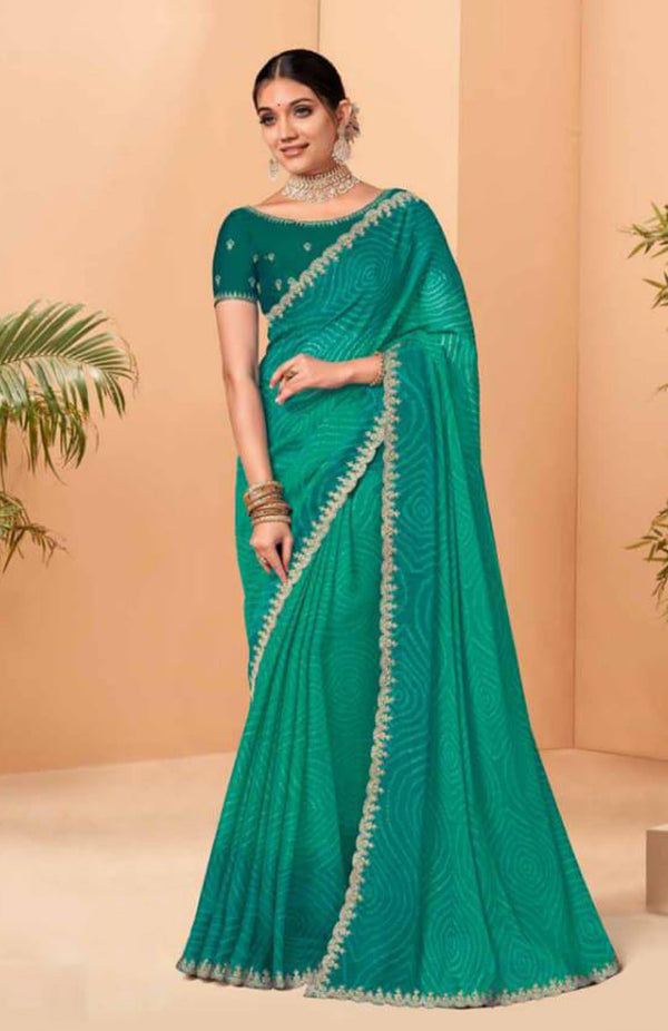 Bandhej Wave Saree