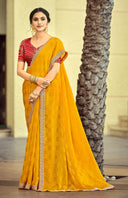 Zerina Satin Saree for Festive Wear