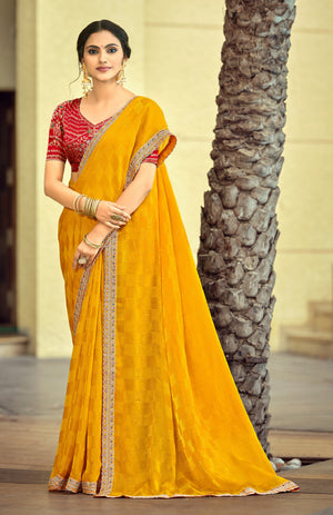 Zerina Satin Saree for Festive Wear