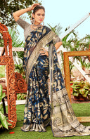 Vellura Brasso Saree For Festive Wear