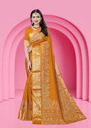 Vichitra Charm Silk Saree For Semi Formal Wear