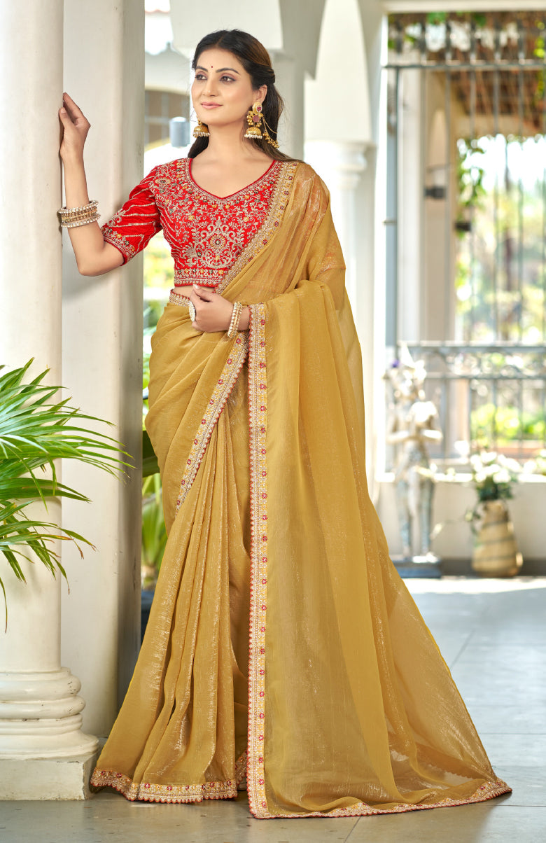 Mehera Satin Saree for Festive Wear