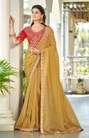 Mehera Satin Saree for Festive Wear