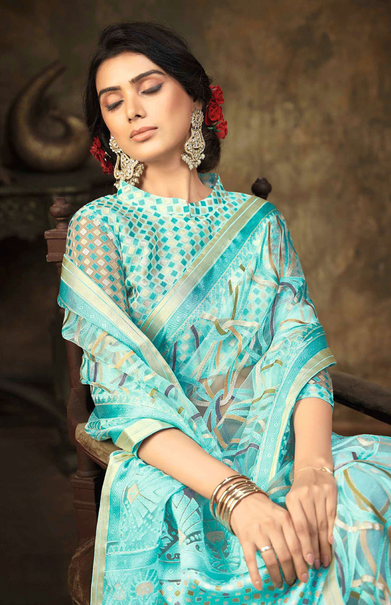 Pastel Poetry Saree