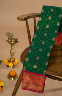Jari Tana Art Silk Saree for Wedding Wear