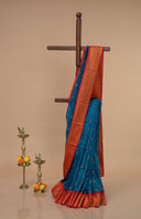 Nath Nauvari Art Silk Saree for Cultural Wear