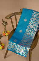 Sugandhika Floral Art Silk Saree for Festive Wear