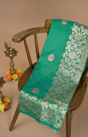 Sugandhika Floral Art Silk Saree for Festive Wear