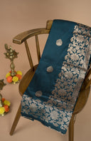 Sugandhika Floral Art Silk Saree for Festive Wear