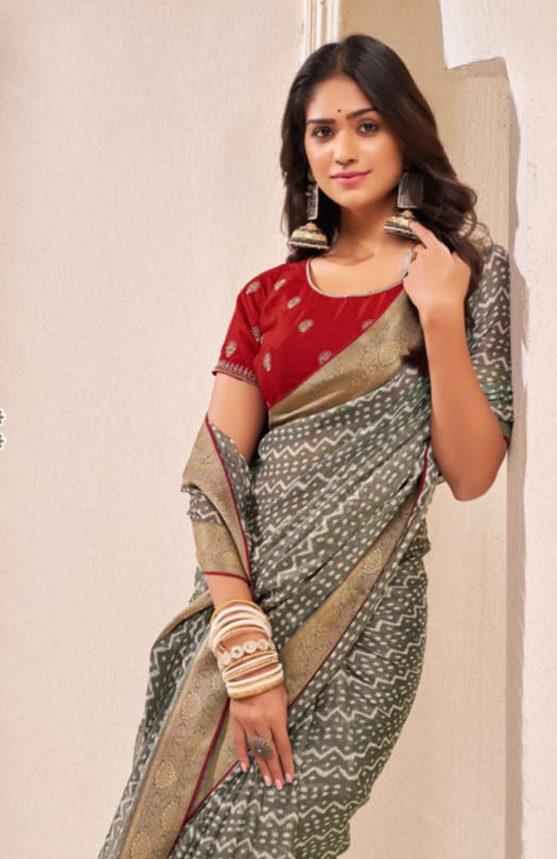 Rustic Charm Saree