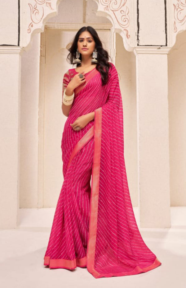 Gracy Elegance Chiffon Saree for Festive Wear